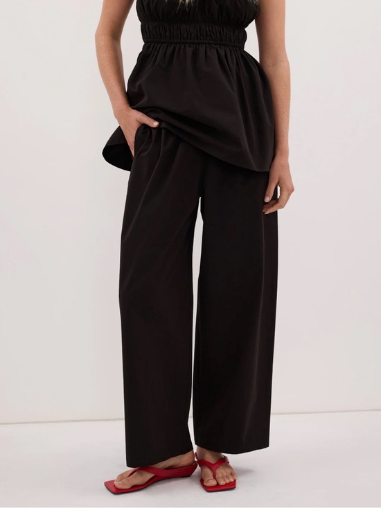DISSH Pants - DISSH Zahara Black Cotton Pant